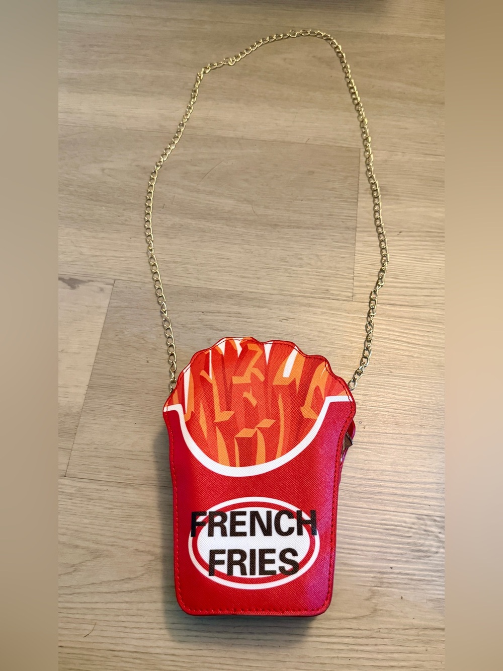3D French Fries Shaped Crossbody Purse Cute Messenger Shoulder Cartoon Bag Y2K